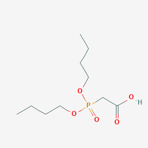molecular formula C10H21O5P B14748522 Dibutylphosphonoacetic acid 