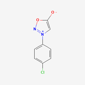 molecular formula C8H5ClN2O2 B14748537 3-(4-Chlorophenyl)sydnone CAS No. 829-31-2