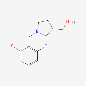 B1474858 (1-(2,6-Difluorobenzyl)pyrrolidin-3-yl)methanol CAS No. 1593476-77-7