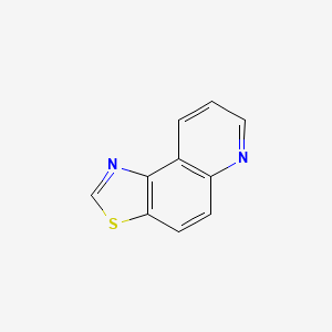 molecular formula C10H6N2S B14748581 Thiazolo[4,5-f]quinoline CAS No. 233-75-0