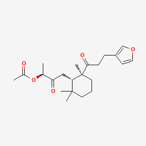 (S)-8-Acetoxy-15,16-epoxy-8,9-secolabda-13(16),14-diene-7,9-dione