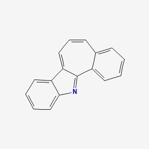 molecular formula C17H11N B14748729 Benzo[6,7]cyclohepta[1,2-b]indole CAS No. 237-44-5