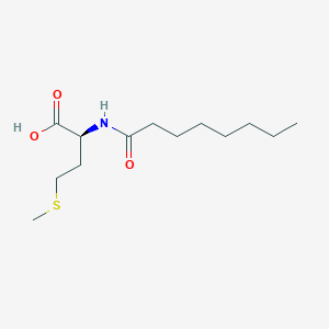 molecular formula C13H25NO3S B14748775 N-Octanoyl L-Methionine 
