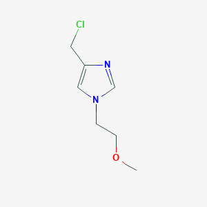 B1474880 4-(chloromethyl)-1-(2-methoxyethyl)-1H-imidazole CAS No. 1695064-15-3