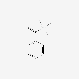 molecular formula C11H16Sn B14748837 Stannane, trimethyl(1-phenylethenyl)- CAS No. 1198-01-2