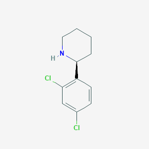 molecular formula C11H13Cl2N B14748861 (S)-2-(2,4-Dichlorophenyl)piperidine 