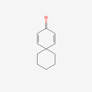 molecular formula C11H14O B14748887 Spiro[5.5]undeca-1,4-dien-3-one CAS No. 4729-21-9