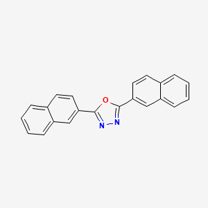 molecular formula C22H14N2O B14748905 2,5-Di(2-naphthyl)-1,3,4-oxadiazole CAS No. 802-51-7