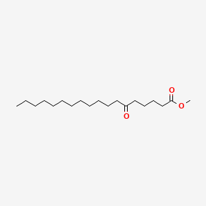 molecular formula C19H36O3 B14748912 Octadecanoic acid, 6-oxo-, methyl ester CAS No. 2380-21-4