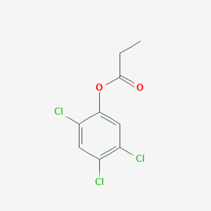 molecular formula C9H7Cl3O2 B14749078 2,4,5-Trichlorophenyl propanoate CAS No. 5147-16-0