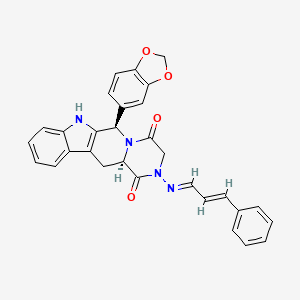 molecular formula C30H24N4O4 B14749111 N-phenylpropenyl tadalafil 