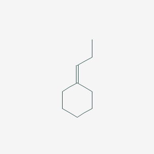 molecular formula C9H16 B14749183 Propylidenecyclohexane CAS No. 2129-93-3
