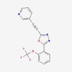 molecular formula C16H8F3N3O2 B14749190 YPC-22026 
