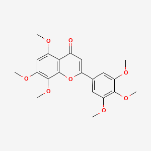 molecular formula C21H22O8 B14749284 Bannamurpanisin 