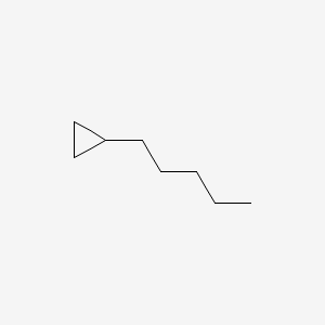 molecular formula C8H16 B14749310 Pentylcyclopropane CAS No. 2511-91-3