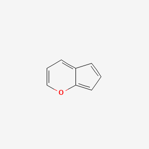 molecular formula C8H6O B14749333 Cyclopenta[b]pyran CAS No. 271-08-9