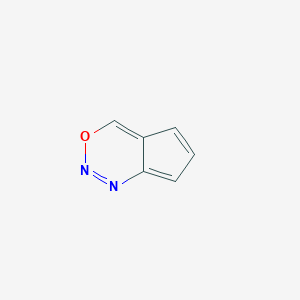 molecular formula C6H4N2O B14749419 Cyclopenta[d][1,2,3]oxadiazine CAS No. 271-00-1