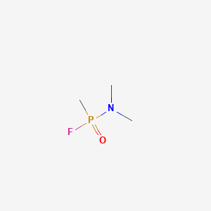 molecular formula C3H9FNOP B14749449 Phosphonamidic fluoride, trimethyl- CAS No. 661-60-9