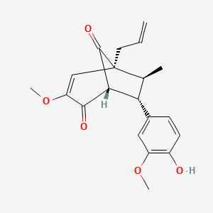 molecular formula C20H22O5 B14749493 4-O-Demethylisokadsurenin D 