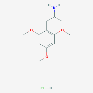 molecular formula C12H20ClNO3 B147495 1-(2,4,6-三甲氧基苯基)丙烷-2-胺盐酸盐 CAS No. 23815-74-9