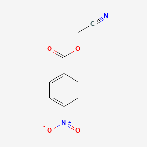 molecular formula C9H6N2O4 B14749595 Acetonitrile, [(4-nitrobenzoyl)oxy]- CAS No. 949-04-2