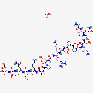 molecular formula C87H148N26O30S B14749596 Systemin acetate 