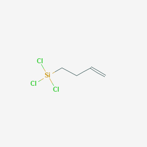 molecular formula C4H7Cl3Si B14749699 But-3-enyl(trichloro)silane CAS No. 1000-51-7