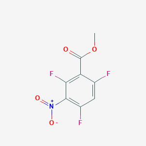 molecular formula C8H4F3NO4 B1474970 Methyl 2,4,6-trifluoro-3-nitrobenzoate CAS No. 125568-72-1