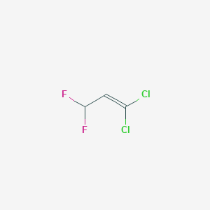 molecular formula C3H2Cl2F2 B14749749 1,1-Dichloro-3,3-difluoroprop-1-ene CAS No. 461-67-6