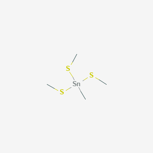 molecular formula C4H12S3Sn B14749817 Methyl[tris(methylsulfanyl)]stannane CAS No. 4848-74-2