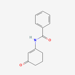 molecular formula C13H13NO2 B14749825 N-(3-oxocyclohex-1-en-1-yl)benzamide 