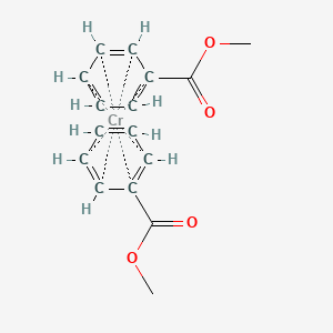 molecular formula C16H16CrO4 B14749862 Chromium;methyl benzoate 