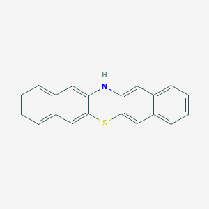 molecular formula C20H13NS B14749919 13H-dibenzo[b,i]phenothiazine CAS No. 258-78-6