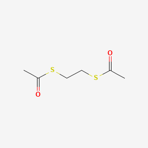 molecular formula C6H10O2S2 B14749979 S-(2-ethanoylsulfanylethyl) ethanethioate 