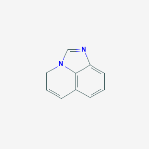 molecular formula C10H8N2 B14750038 4h-Imidazo[4,5,1-ij]quinoline CAS No. 209-28-9