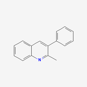 molecular formula C16H13N B14750043 2-Methyl-3-phenylquinoline CAS No. 1721-91-1