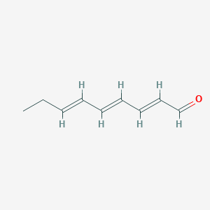 molecular formula C9H12O B147501 2,4,6-Nonatrienal, (2E,4E,6E)- CAS No. 57018-53-8