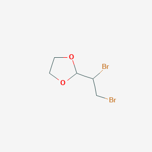 molecular formula C5H8Br2O2 B14750177 2-(1,2-Dibromoethyl)-1,3-dioxolane CAS No. 5267-72-1