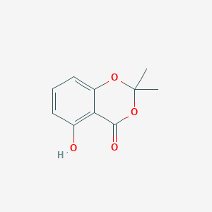 molecular formula C10H10O4 B147503 4H-1,3-Benzodioxin-4-one, 5-hydroxy-2,2-dimethyl- CAS No. 154714-19-9