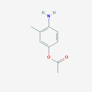 molecular formula C9H11NO2 B14750315 4-Amino-3-methylphenyl acetate 