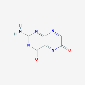 molecular formula C6H3N5O2 B14750402 2-Aminopteridine-4,6-dione 