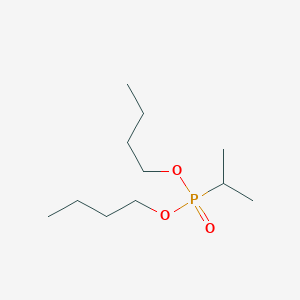 molecular formula C11H25O3P B14750412 Phosphonic acid, (1-methylethyl)-, dibutyl ester CAS No. 919-21-1