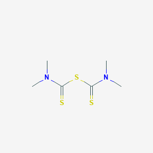 molecular formula C6H12N2S3 B147505 Tetramethylthiuram monosulfide CAS No. 97-74-5