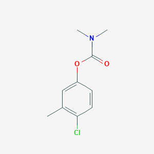 molecular formula C10H12ClNO2 B14750516 4-Chloro-3-methylphenyl dimethylcarbamate CAS No. 4855-71-4