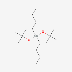 molecular formula C16H36O2Sn B14750542 Di-tert-butoxy(dibutyl)stannane CAS No. 3349-40-4