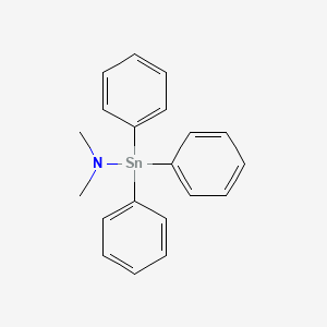 molecular formula C20H21NSn B14750552 N,N-Dimethyl-1,1,1-triphenylstannanamine CAS No. 1092-86-0