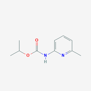 molecular formula C10H14N2O2 B14750597 isopropyl N-(6-methyl-2-pyridyl)carbamate CAS No. 7399-78-2