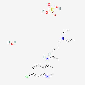 molecular formula C18H30ClN3O5S B1475061 Chloroquine Sulfate Monohydrate CAS No. 6823-83-2
