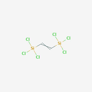 molecular formula C2H2Cl6Si2 B14750658 Silane, 1,2-ethenediylbis[trichloro- CAS No. 692-52-4