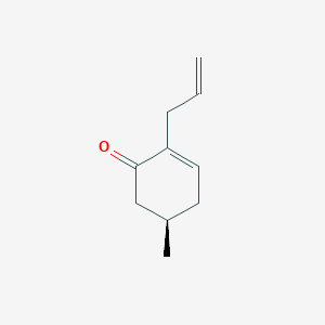 molecular formula C10H14O B14750702 (R)-2-allyl-5-methylcyclohex-2-en-1-one 